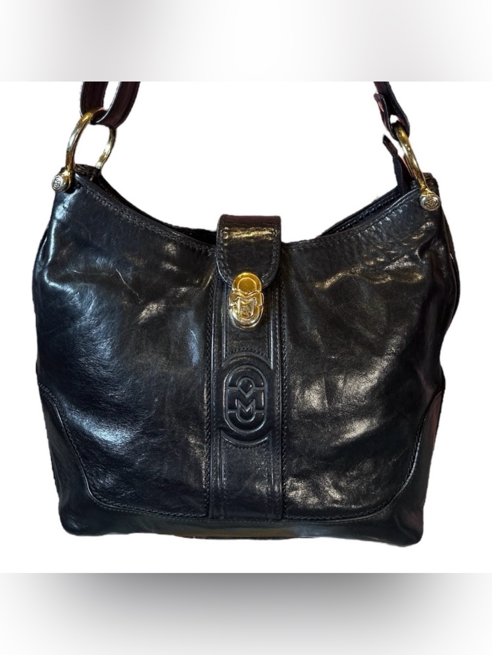 Marino Orlandi Vintage Italian Leather Shoulder Bag